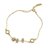 SHANICE INS S925 Silver Bracelet Lucky Beads CZ Jewelry Rose Women's Bracelet