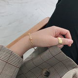 SHANICE INS S925 Silver Bracelet Lucky Beads CZ Jewelry Rose Women's Bracelet