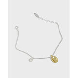 SHANICE INS S925 Silver Freshwater Pearl Adjustable Bracelet