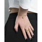 S925 Sterling Silver Bracelet Minimalist Wild Love Chain Texture Fine Jewelry