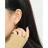 SHANICE Ins S925 Silver Stud Earrings Hip-hop Small Earrings