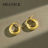 SHANICE Ins S925 Silver Stud Earrings Hip-hop Small Earrings