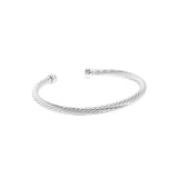 SHANICE Irregular Twist Pattern 925 Sterling Silver Bracelet Gift For Women