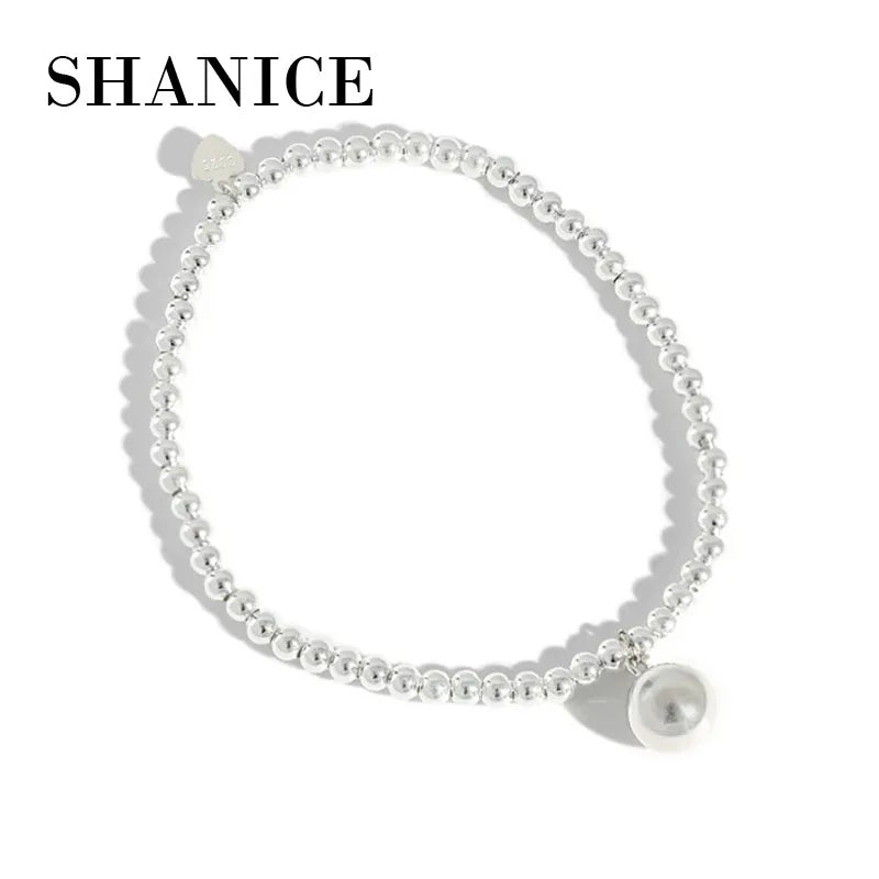 SHANICE Charm S925 Beaded Ball Chain Bracelet Charms Fashion Pendant Bracelet