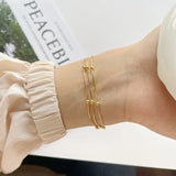 SHANICE Multi-layer Beads Bracelet, 925 Sterling Silver