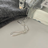 SHANICE S925 Sterling Silver Curb Link Chain Bracelet