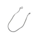 SHANICE S925 Sterling Silver Bracelet 2mm Snake Bone Chain Female Silver Chain