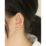 SHANICE S925 Silver Pearl Earrings for Women