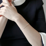 SHANICE S925 Sterling Silver Beaded Bracelet