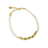 SHANICE Freshwater Pearl Rice Bead Bracelet S925 Sterling Silver