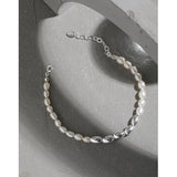 SHANICE Freshwater Pearl Rice Bead Bracelet S925 Sterling Silver
