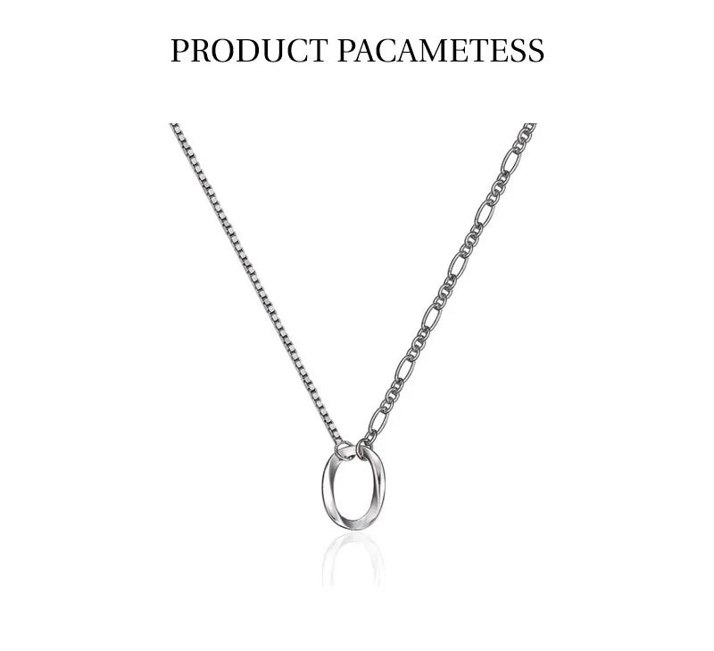 SHANICE S925 Sterling Silver Box Necklace Combo
