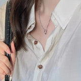 SHANICE S925 Sterling Silver Box Necklace Combo