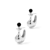 SHANICE S925 Silver Agate Vase Earrings