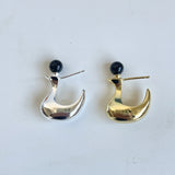 SHANICE S925 Silver Agate Vase Earrings