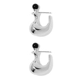 SHANICE S925 Silver Agate Vase Earrings