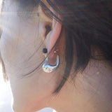 SHANICE S925 Silver Agate Vase Earrings
