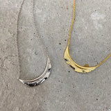 SHANICE S925 Silver Leaf Necklace Geometric Clavicle Chain Pendant Jewelry