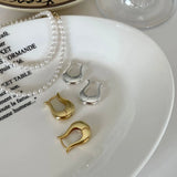 SHANICE 100% 925 Sterling Silver U Shape Big Hoop Earrings for Women