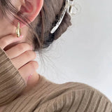 SHANICE 100% 925 Sterling Silver U Shape Big Hoop Earrings for Women