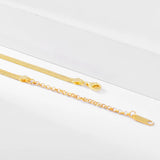 SHANICE Wide Snake Choker 925 Silver Necklace