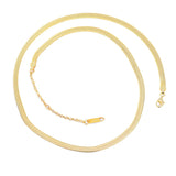 SHANICE Wide Snake Choker 925 Silver Necklace