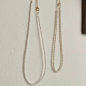 Shanice Small Irregular Pearl Clavicle Choker Necklace