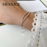 SHANICE Punk S925 Silver Bracelet Baby's Breath Cauliflower Woman Bracelet