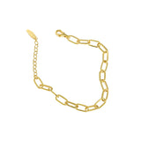 SHANICE Punk S925 Sterling Silver Small Design Chain Charm Bracelet