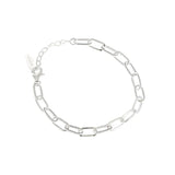 SHANICE Punk S925 Sterling Silver Small Design Chain Charm Bracelet