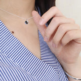 S925 Silver Necklace Peas Coin Women Silver Chain