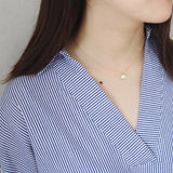 S925 Silver Necklace Peas Coin Women Silver Chain