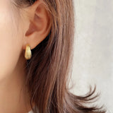 100% 925 Silver Punk Hip-Hop Round Arc Studs Earrings for Women