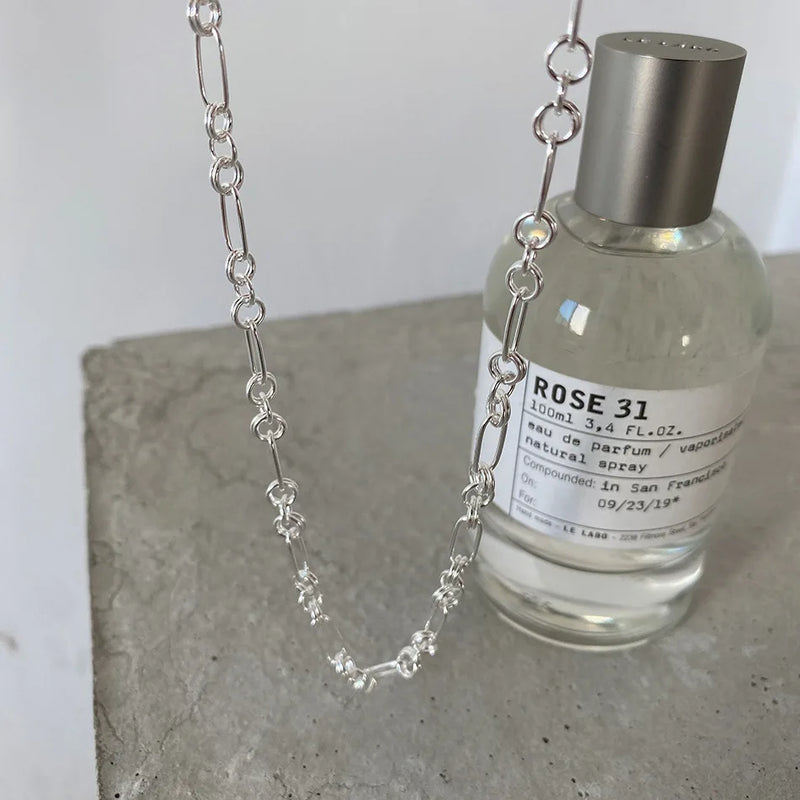 SHANICE 925 Sterling Silver Circle Choker Necklace