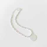 Real S925 sterling silver Punk Car flower chain Bracelet