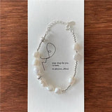 SHANICE Freshwater Cultured Pearl Bracelet Sterling Silver Jewelry