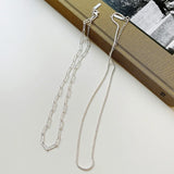 SHANICE S925 Silver Pearl Necklace Choker For Women