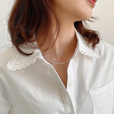 SHANICE S925 Silver Pearl Necklace Choker For Women
