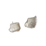SHANICE S925 Silver Earrings Vintage Asymmetry Stud Ear Jewelry