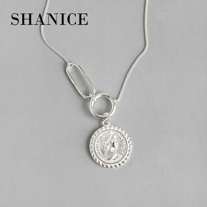 Eliza Elizabeth Coin Pendant Necklace for women Gift