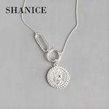 Eliza Elizabeth Coin Pendant Necklace for women Gift