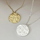 SHANICE Sterling Silver Map Pendant Necklace Mocambique Patriotic