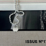 SHANICE Silver Bead Choker Necklace 925 Sterling Silver Short Neck Chain