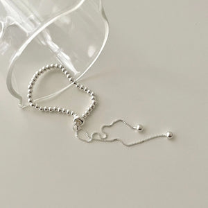 SHANICE S925 Sterling Silver Personality Balls Bracelet