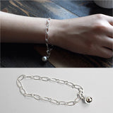 SHANICE Personalized circle chain Pendant Bracelets for Women