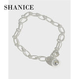 SHANICE Personalized circle chain Pendant Bracelets for Women