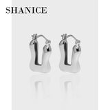SHANICE S925 Sterling Silver U Shape Small Hoop Earrings