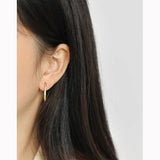 SHANICE S925 Sterling Silver Wedding Zircon CZ Stud Earrings for Women