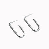 SHANICE S925 Sterling Silver Wedding Zircon CZ Stud Earrings for Women