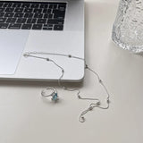 SHANICE S925 Silver Women's Olive Beads Chocker Necklace